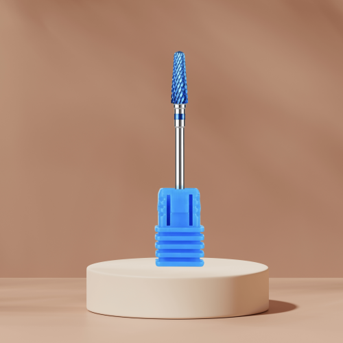 Frez wolframowy stożek zaokrąglony mocny do hybrydy i żelu (Manicure/Pedicure)